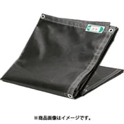 防炎2類 防炎メッシュシートエコノミー 1.8mX3.6m ブラック BM1836-BK