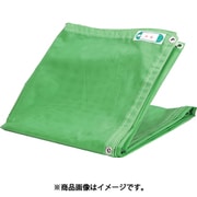 防炎2類 防炎メッシュシートエコノミー 1.8mX3.6m グリーン BM1836-GN