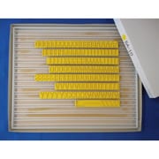 フラットスタンプ・ロールマーカー用差替式ゴム活字 SA-10(Sタイプ・英字セット)(10mm) KJ-SA-10