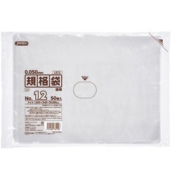 LD規格袋 No.12 50枚 透明 厚み0.05mm L512