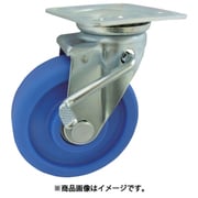 MCナイロン車輪（ベアリング入）プレス製自在金具ストッパー付 MCVB-JB130
