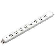 機器用抜け止め接地コンセント(8コ口) MR86980-N