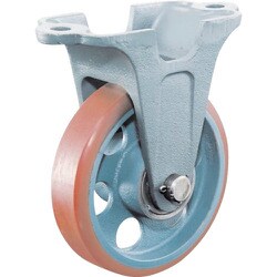 重荷重用キャスター ダクタイル製 ログラン 固定金具付 Φ150 ND-150WK