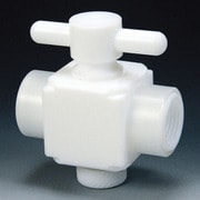 フッ素樹脂（PTFE）二方バルブ両メスタイプ RC1/4 NR1304-001