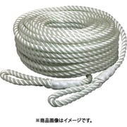 電動ウインチ用ナイロンロープ（3打ち）12mmΦ×200m 両端アイ加工 NR-3STRAND-12-200