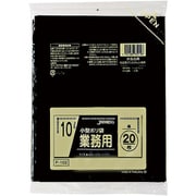 業務用小型ポリ袋 10L 20枚 黒 厚み0.025mm P102