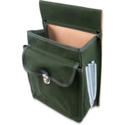 ワークポジショニング用器具付属品 腰袋 P-288 帆布製 深緑 外寸 幅200×深さ250×奥行120mm P-288-JAN-BX