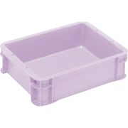 ヒシ S型コンテナ パステルパープル有効内寸312×237×83mm PAS-6-PA