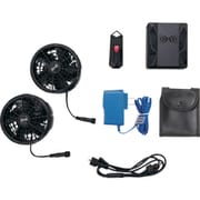 空調服[[R上]]アウターベストシリーズ スターターキット 防水ファン Bluetooth対応 PKSKITW