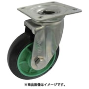 樹脂製ゴム車輪ステンレス製自在車付 130 PNAJA130