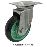 樹脂製ゴム車輪ステンレス製自在車付 75 PNJA75