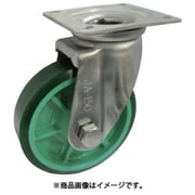 樹脂製ウレタンゴム車輪ステンレス製自在車付 ベアリング無 150 PNUAJA150