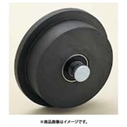 フジロイヤル重量戸車 L型(トロ型)130mm 車のみ(芯棒付) R130L-N