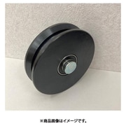 フジロイヤル重量戸車 V型 75mm 車のみ(芯棒付) R75V-N