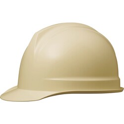 ABS製ヘルメット RA-KP クリーム SC-1BN