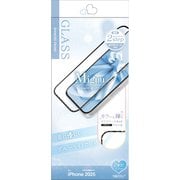 iPhone 17用 ガラスフィルム 治具付き 全画面保護 ミニュ ダイヤモンドカットフレーム BLC 高光沢 0.36mm 硬度10H FGD5131IP5A