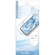 iPhone 17用 ガラスフィルム 治具付き 全画面保護 ミニュ ダイヤモンドカットフレーム BLC 高光沢 0.36mm 硬度10H FGD5133IP5A