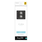 iPhone 17用 カメラレンズ保護ガラス 傷から守る iLBE 単眼アルミフレーム 傷から守る ブラックラメ CR5136IP5A