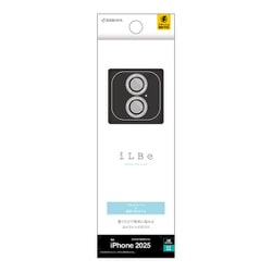 iPhone 17用 カメラレンズ保護ガラス iLBE 単眼 セパレートタイプ 硬度10H 高光沢タイプ 傷から守る アルミフレーム ホワイトラメ CR5137IP5A