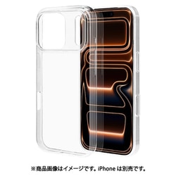 iPhone 17 Pro用 ソフトケース TPU 衝撃吸収 クリア 透明 0.9mm 8990IP5BTPCL