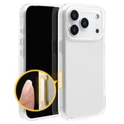 iPhone 17 Pro用 ハイブリッドケース 衝撃吸収 カメラコントロール クリア TPU+PC 8994IP5BHPCCL