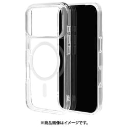 iPhone 17 Pro用 ハイブリッドケース RHINOX 衝撃吸収 MIL規格 磁力充電 クリア 表面硬度5H 9210-IP5BHAMCL