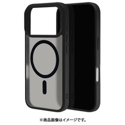 iPhone 17 Pro用 ハイブリッドケース RHINOX 衝撃吸収 MIL規格 磁力充電 ブラック フロストブラック 表面硬度2H 9001IP5BHAMBKFB