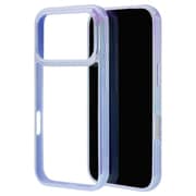 iPhone 17 Pro用 ハイブリッドケース aurora 衝撃吸収 TPU＋PC オーロラフレーム パープル×クリア 9022IP5BHPPU