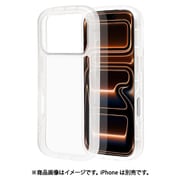 iPhone 17 Pro用 ソフトケース TPU Fluffy Shape 衝撃吸収 ホワイト 9028IP5BTPWH