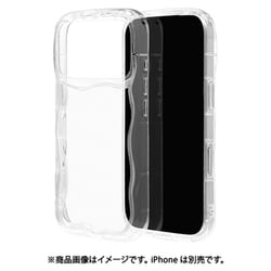 iPhone 17 Pro用 TPUケース MY.DECOR 衝撃吸収 inside wave クリア 9048IP5BTPCL