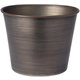 プランター MC円錐ポット 直径10.5×高さ8cm アイアン ダークブラック 3200001DBK