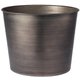 プランター MC円錐ポット 直径14.5×高さ11.5cm アイアン ダークブラック 3200002DBK