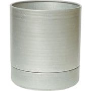 植木鉢 MC円柱メタルECOポット 受け皿付き 直径10cm アイアンマット 3200026NAM