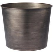プランター MC円錐ポット 直径16×高さ12.5cm アイアン ダークブラック 3200003DBK