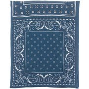 マルチカバー バンダナマルチカバー 150×225cm インドコットン ネイビー IN054063