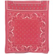 マルチカバー バンダナマルチカバー 150×225cm インドコットン レッド IN054070