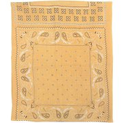 マルチカバー バンダナマルチカバー 150×225cm インドコットン イエロー IN054087