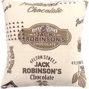 クッションカバー アメリカンレトロ 45×45cm インドコットン チョコレート IN054179