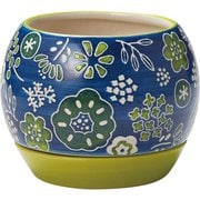 植木鉢 チェリッシュポット 3号用 ブルー 5397-BL
