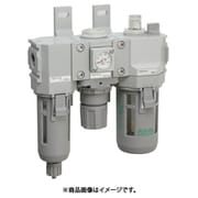 FRLユニット F.R.Lコンビネーション 標準白色シリーズ Rc1/4 フィルタ・手動付オートドレン C2500-8-W-F1