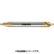 ロングシャンクコーティング強ねじれ溝A形90° センタ穴ドリル CE-QL V L100 2X90°X6 CE-QL-V-L-100-2X6