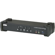 USB3.0ハブ搭載DCI4K対応4ポートUSBDisplayPortMSTKVMPスイッチ CS1924M