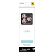 iPhone 17 Pro/17 Pro Max用 カメラレンズ保護ガラス 傷から守る iLBE 単眼アルミフレーム 傷から守る ピンクゴールドラメ CR5145IP5B