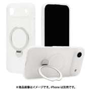 iPhone Air用 ハイブリッドケース ZEROSAFE Shaft TPU＋PC カメラ周囲保護 磁力充電 回転スタンド フロストホワイト 9071IP5CZSFWH