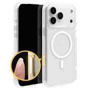 iPhone 17 Pro Max用 ハイブリッドケース 衝撃吸収 カメラコントロール 磁力充電 クリア TPU＋PC 9094IP5DHPMCCL