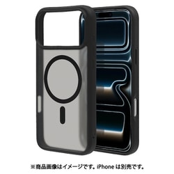iPhone 17 Pro Max用 ハイブリッドケース RHINOX 衝撃吸収 MIL規格 磁力充電 ブラック フロストブラック 表面硬度2H 9098IP5DHAMBKFB