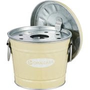 灰皿 オハイザラ 1L ふた付き 卓上 はいざら アイボリー