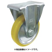 中荷重用帯電防止ウレタンステンレスキャスター（ベアリング入）固定金具付 EUW-KA150