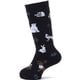ウィンターアニマルグラフィッククルー キッズ ソックス TNFブラック（K） JLサイズ（16-18cm） NNJ82514