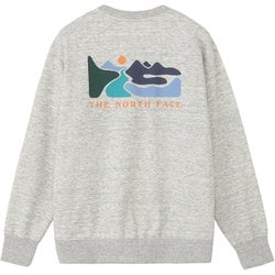 グラフィックスウェットクルー ユニセックス スウェット ミックスグレー（Z） XLサイズ NT62585